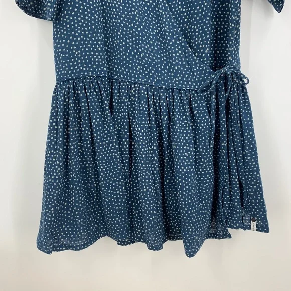 One Teaspoon Starry Night Wrap Drop Waist Gauzy Dress in Navy Sz M - Picture 6 of 16